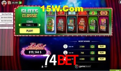 74BET - cassino ao vivo